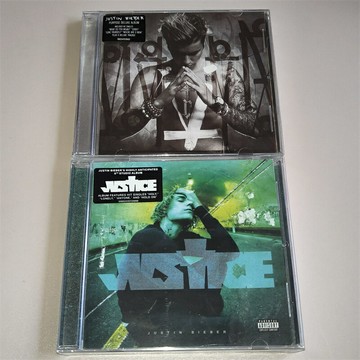 賈斯丁比伯 Justin Bieber 兩張打包 2CD 全新專輯