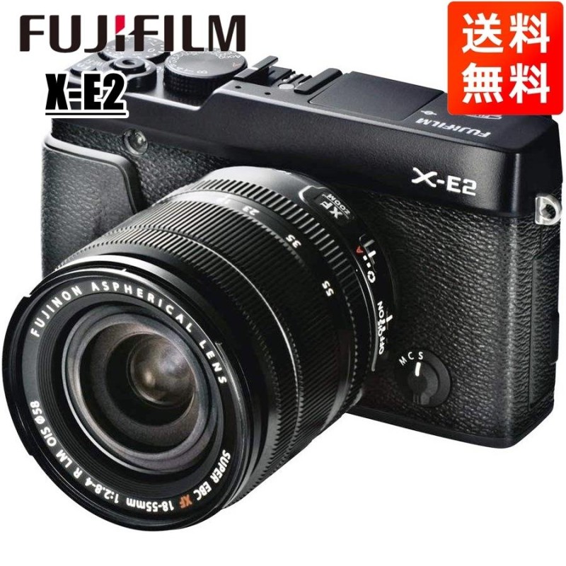 FUJIFILM X-E2 ミラーレスカメラ レンズ2本 ブラック 富士フイルム 富士フイルム FUJIFILM X-E2 18-55mm レンズキット ブラック