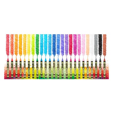 Crayola 繪兒樂 星光炫彩彩色蠟筆  24色  1組