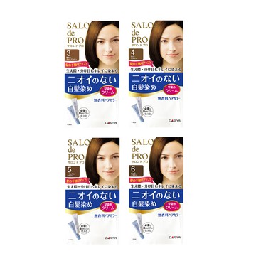 DARIYA 塔利雅 SALON de PRO沙龍級無味型專業染髮劑(白髮用)