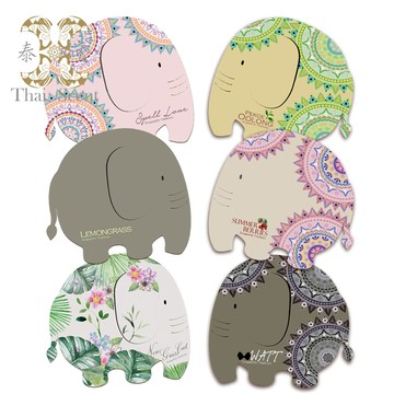 【Thai Scent 泰香】大象香氛掛片  6款香氣