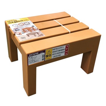 好室喵 House巧木方型椅  土黃  1個