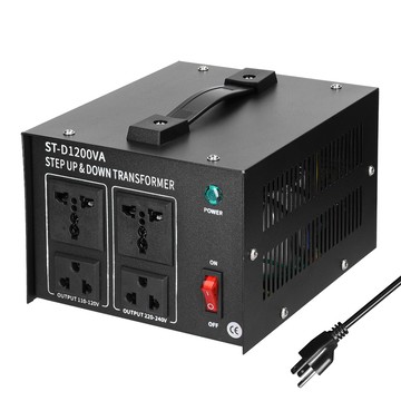 Step Up&Down Transformer 緊湊型電壓轉換器 1200VA 便攜式家用電器強力 2026