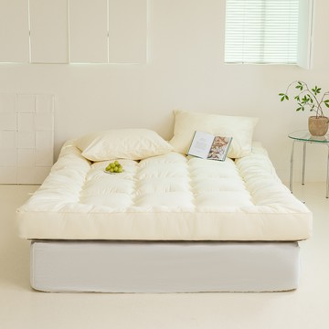 Holmes Living 高級床墊墊  單人加大  淺黃色