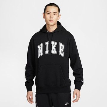 NIKE 長袖上衣 男款 帽T 運動 AS M NK CLUB BB PO HDY AR 黑 FZ0872-010