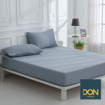 DON 時光漫旅300織長絨棉床包枕套組｜鳶尾藍｜(雙人/加大)