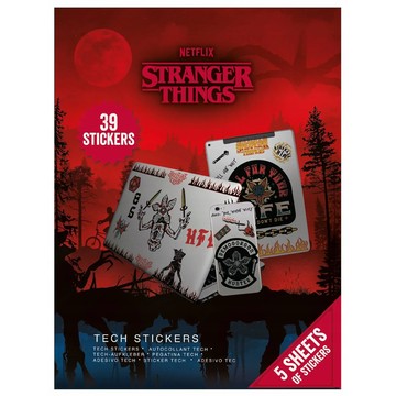 【怪奇物語】第四季3C科技主題貼紙組/Stranger Things