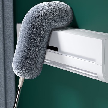 除塵撣家用不掉毛掃灰除塵神器加長可伸縮彎曲雞毛撣子車用可水洗