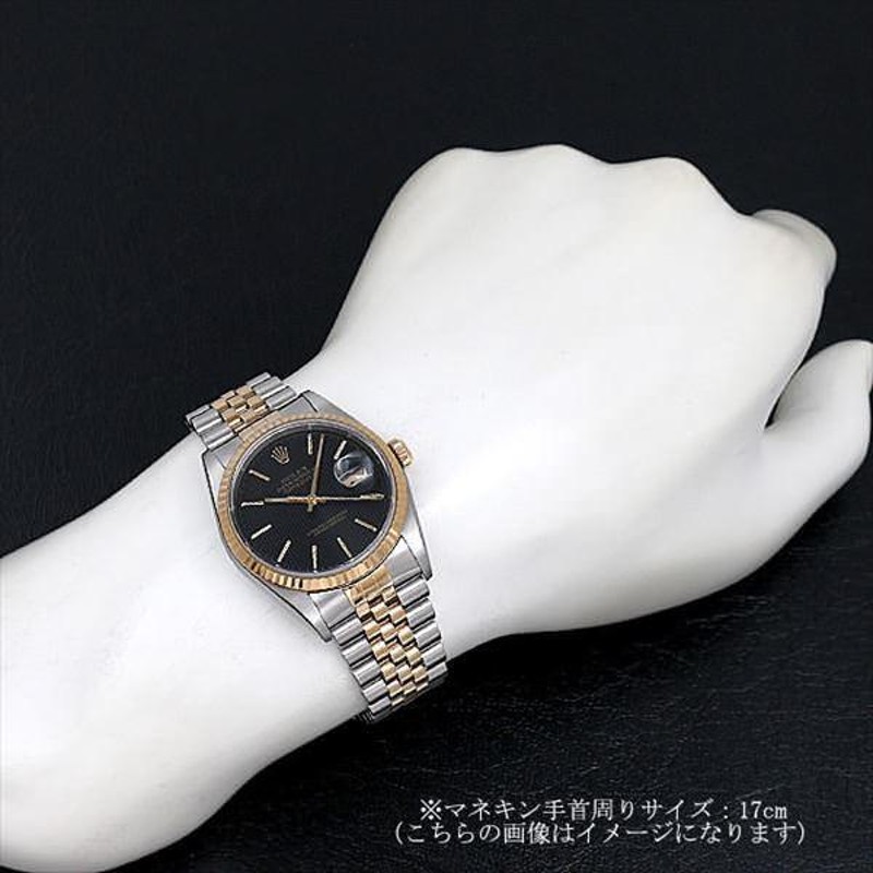 ロレックス ROLEX 16233 S番(1994年頃製造) ブラックタペストリー メンズ 腕時計