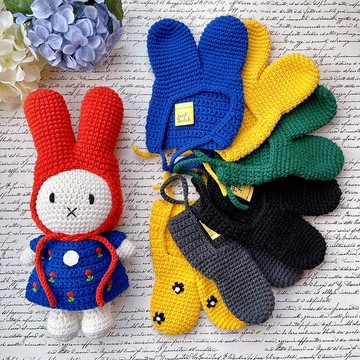 荷蘭 Just Dutch | 手工編織 配件 Miffy 帽子 / Boris熊 帽子