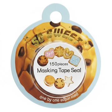 德德小品集 馬卡龍系列紙膠帶 150入  餅乾  1個