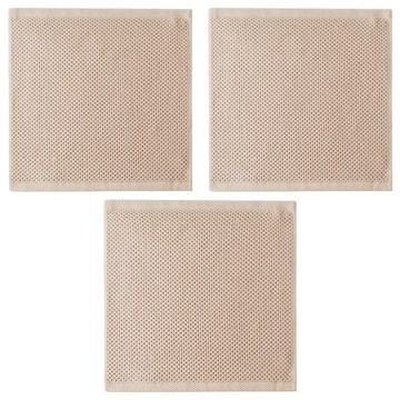 蜂巢紋純棉抹布 米色  340 x 340mm  1組