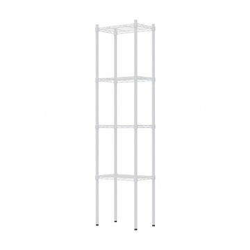 dayneeds 輕型 45x30x180cm 四層烤漆波浪收納鐵架