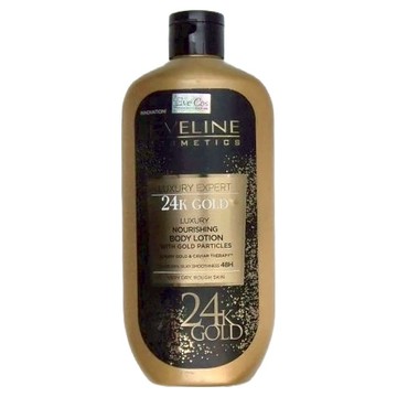 EVELINE 頂奢 24K金箔魚子醬 絲滑瑩亮滋養身體乳  350ml  1瓶