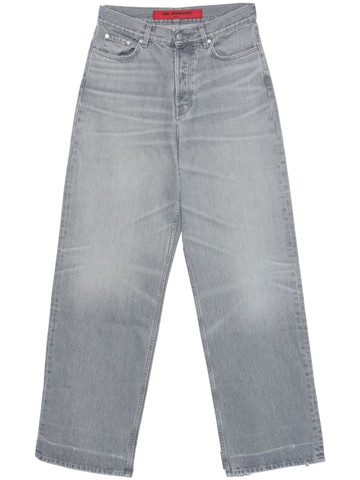 032c - Attrition distressed-effect jeans - unisex - Organic Cotton - 32 - Grey