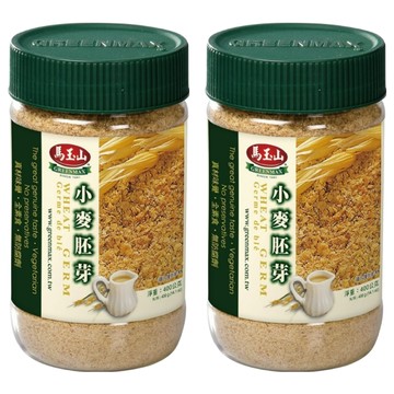 馬玉山 小麥胚芽 全素 無防腐劑  400g  2罐