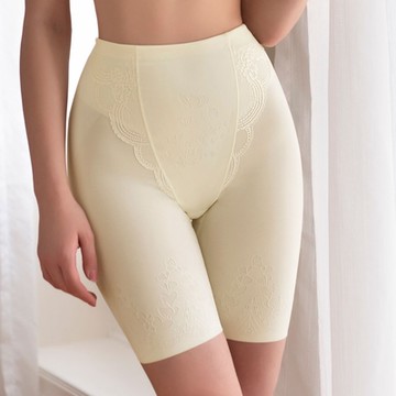 華歌爾-深V 美的瞬間 90高腰長褲管舒提褲(象牙白) 穿著無痕-修飾身形-NV4406YB