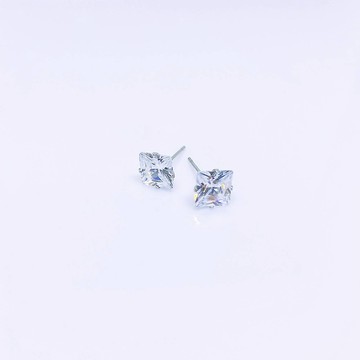 現貨專區｜方塊閃耀單顆耳環(hde26)｜送禮精選店家★Reyna jewelry 女王飾品