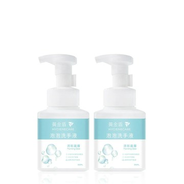 黃金盾 泡泡洗手液300ml x2入(清新晨露)