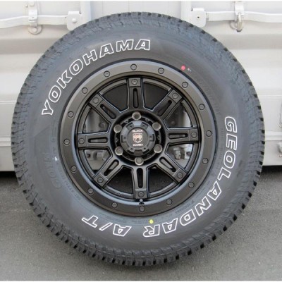 サーフ プラド FJクルーザー 265/70R17 YOKOHAMA ヨコハマ ジオランダー AT ホワイトレター 17インチ タイヤホイール |  LINEショッピング