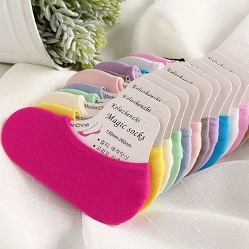 ZUCA”S - 超薄糖果女襪 絲無痕 隱形襪 穿鞋舒適無痕 隱形短襪 - N-126