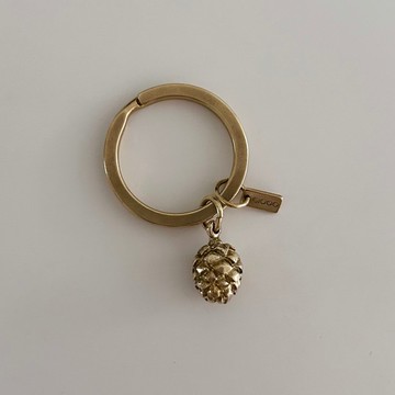 森林小物—毯果 黃銅鑰匙圈吊飾