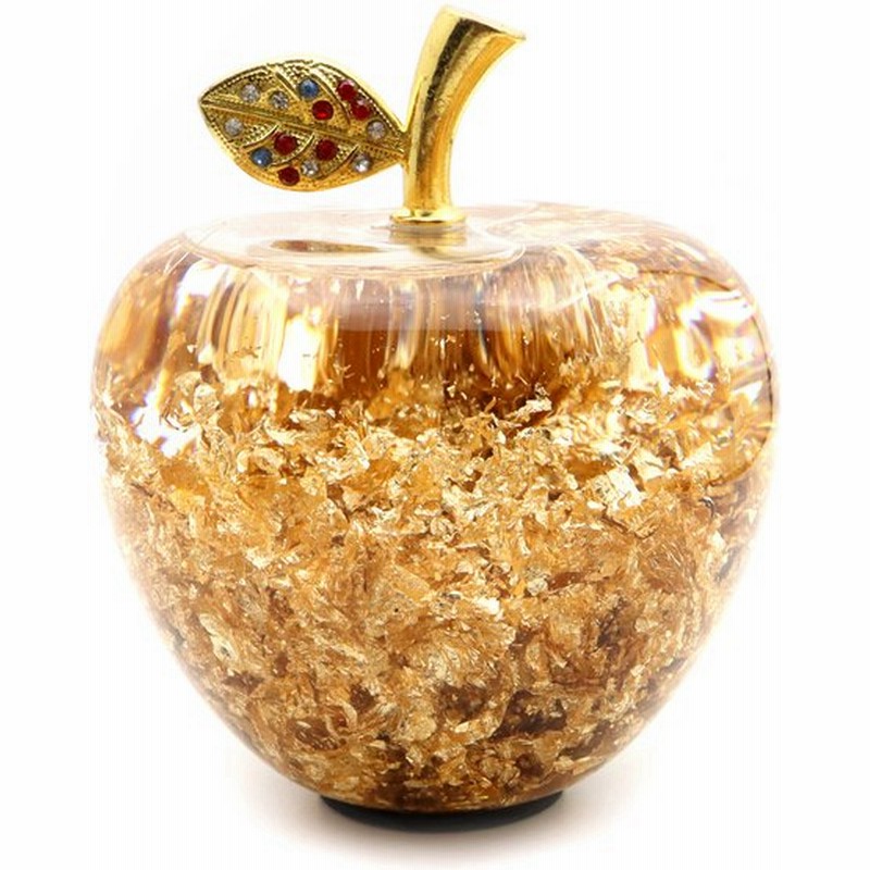 黄金のリンゴ 置き物 金箔入り ゴールドアップル お正月 縁起物 林檎 箱付き 風水 幸福 幸運 通販 Lineポイント最大0 5 Get Lineショッピング
