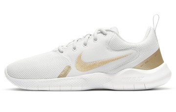 WMNS FLEX EXPERIENCE RUN 10 WHITE METALLIC GOLD STAR