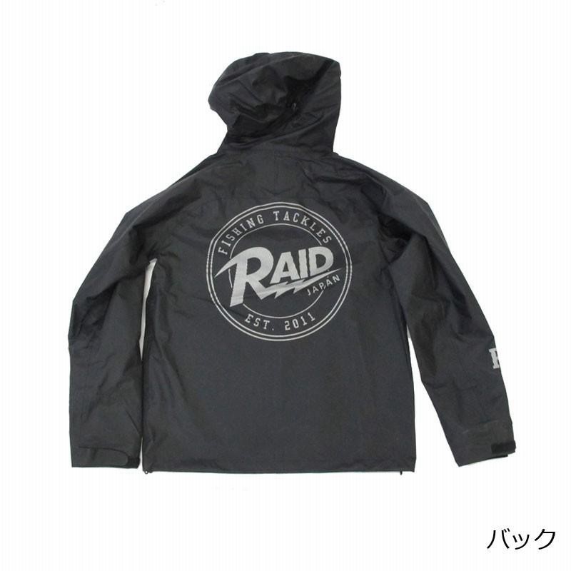 レイドジャパン RJFT RAINWEAR RJRWS-1 BLACK ブラック XL / レイン 