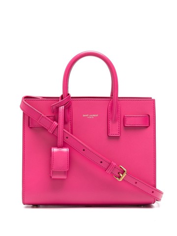 Saint Laurent - Sac de Jour Nano tote bag - women - Calf Leather - One Size - Pink