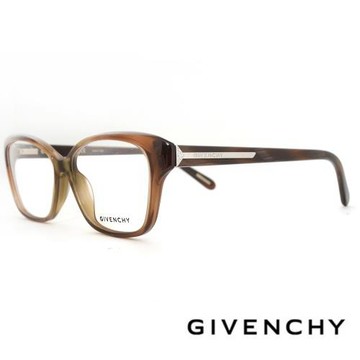 【GIVENCHY 紀梵希】法國知性透框鑽飾系列光學眼鏡(- 透咖色 - GIVGV859S-APET)