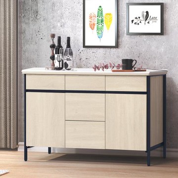 AS雅司-伯恩4尺餐櫃(含石面)-120*41*78cm