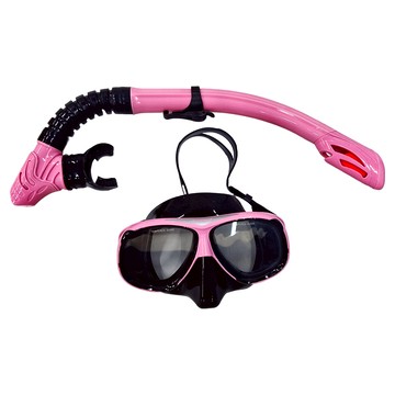 矽膠潛水鏡 M78  眼鏡(15 x 7cm)  粉色