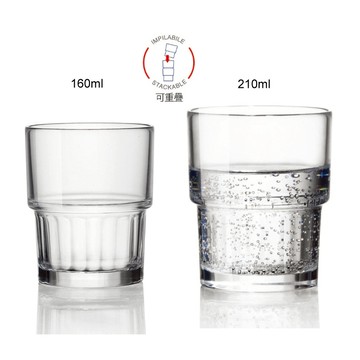 Bormioli Rocco 可堆疊 可疊式強化水杯 Lyon系列 160ml 金益合玻璃器皿