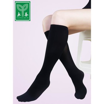永春中筒絲襪女不過膝半截襪短襪及膝襪黑色中筒襪加厚襪子半腿襪