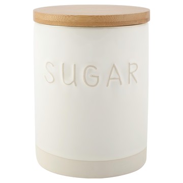 LA CAFETIERE 質樸糖密封罐 簡約設計 食材保鮮 廚房收納  1 個容器 + 1 個蓋子  1個