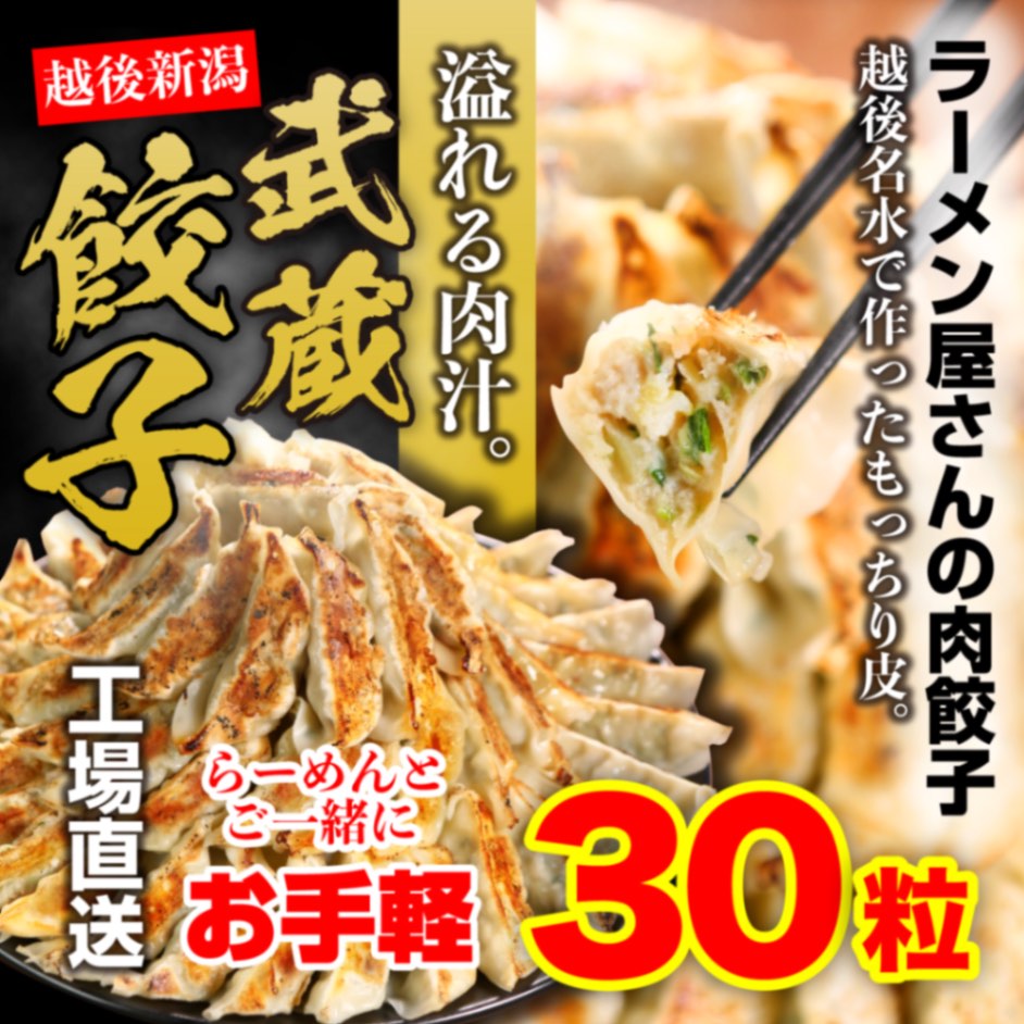 武蔵餃子(30粒入り)※送料別