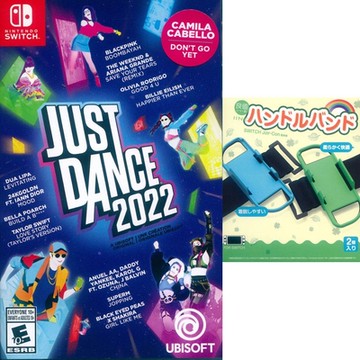 舞力全開 2022 中文美版 + 良值 NS JOY-CON 手把腕帶 動森藍綠( L329) - NS Switch 中文美版