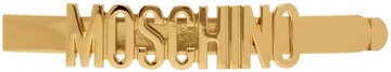 Moschino 金色 Lettering 发夹