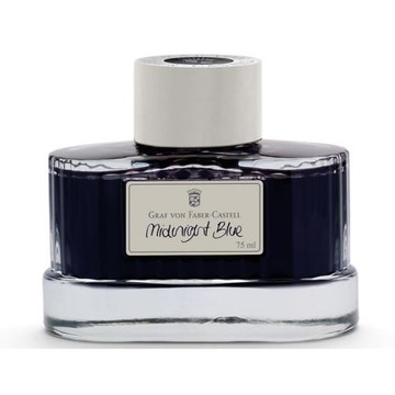德國伯爵Graf Von Faber-Castell頂級墨水(夜藍Midnight Blue)