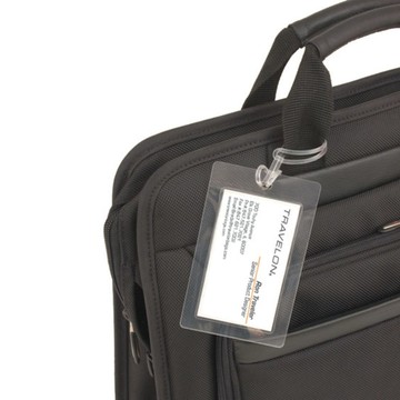 【TRAVELON】自黏式行李箱掛牌(3入) | 行李吊牌 行李箱吊牌