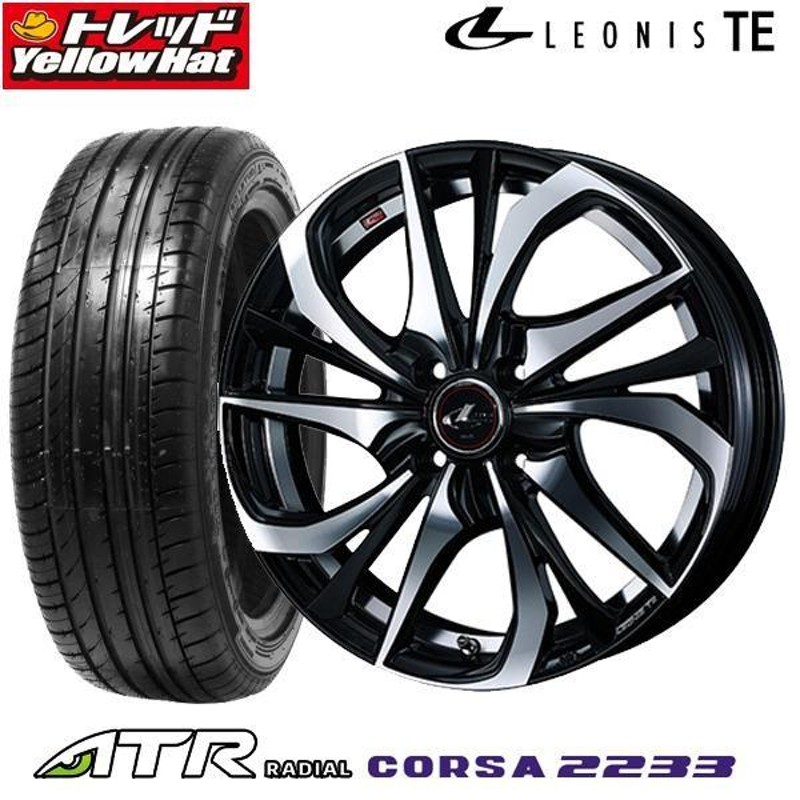 LEONIS TE?レオニス 17インチ 205/45R17 海外製サマータイヤセット Wedsホイール お取り寄せ商品 新品 送料無料  2019年発売モデル bB ノート デミオ♪ | LINEブランドカタログ