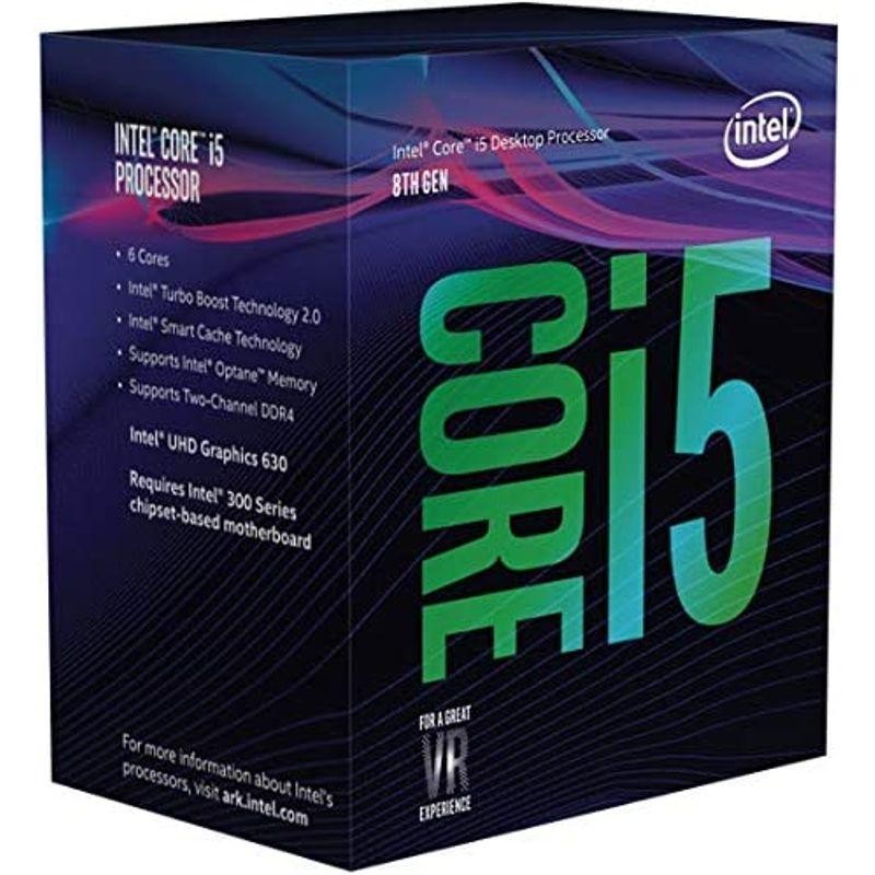 Intel CPU Core i5-8400 2.8GHz 9Mキャッシュ 6コア/6スレッド LGA1151