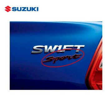 【PP保勁國際】日本原廠 SUZUKI 黑化紅邊 SWIFT SPORT 標誌 貼紙 車身貼紙 防水車貼