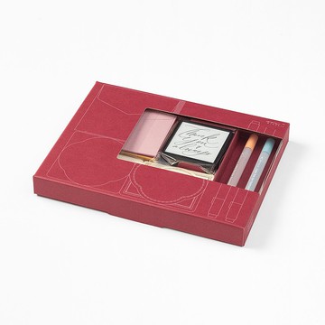 MIDORI 手繪浸透印章套組 謝謝