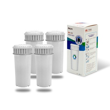 AGiM 法國-阿基姆 除菌淨水濾芯(4入組) ABS119*4 可生飲(瞬熱淨水器IW-2701/濾水壺FK-2501專用)一年份