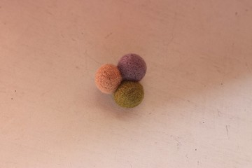 天然植物染 小球別針 紅竹 檳榔 紫草 現貨款