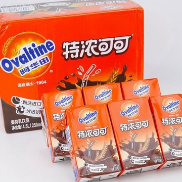 阿華田 特濃可可飲料 250ml*10瓶 巧克力牛奶飲品 即食早餐 代餐整箱