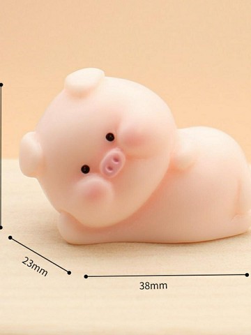 小豬擺件家居擺件潮玩生活裝飾呆萌中控臺桌面可愛豬公仔卡通女生