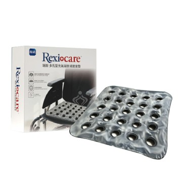 來而康 萊禮 充氣凝膠減壓坐墊 (未滅菌) P-RESU8507-01P1-CB 瑞斯 多孔型 凝膠 充氣坐墊 附打氣桶 減壓 坐墊 PRESU850701P1CB